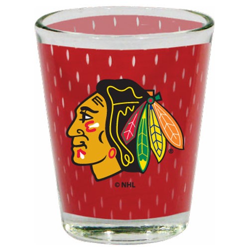 Chicago Blackhawks 2 Oz Jersey Shot Glass