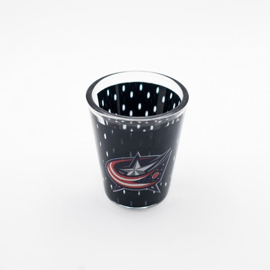 Columbus Blue Jackets 2 Oz Jersey Shot Glass