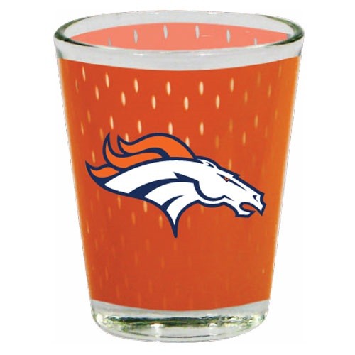 Denver Broncos 2 Oz Jersey Shot Glass