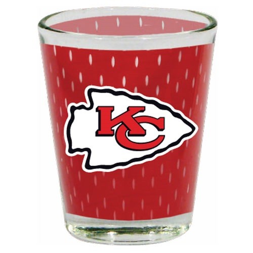 Kansas City Chiefs 2 Oz Jersey Shot Glass