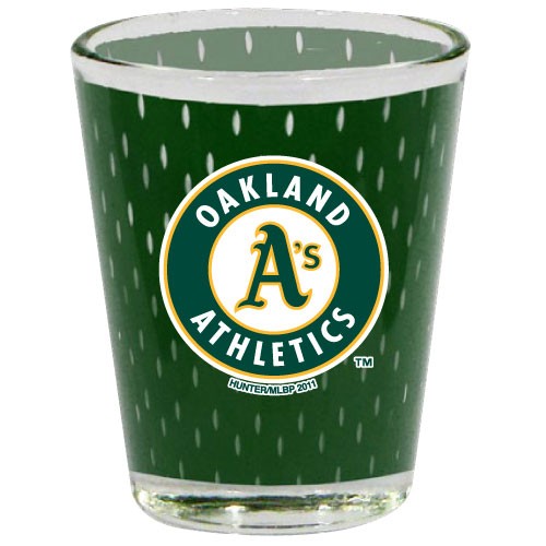 Oakland Athletics 2 Oz Jersey Shot Glass