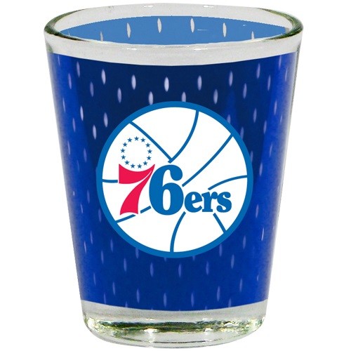 Philadelphia 76ers 2 Oz Jersey Shot Glass