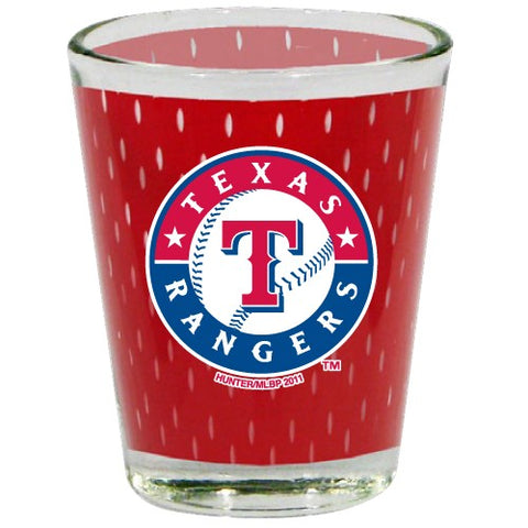 Texas Rangers 2 Oz Jersey Shot Glass