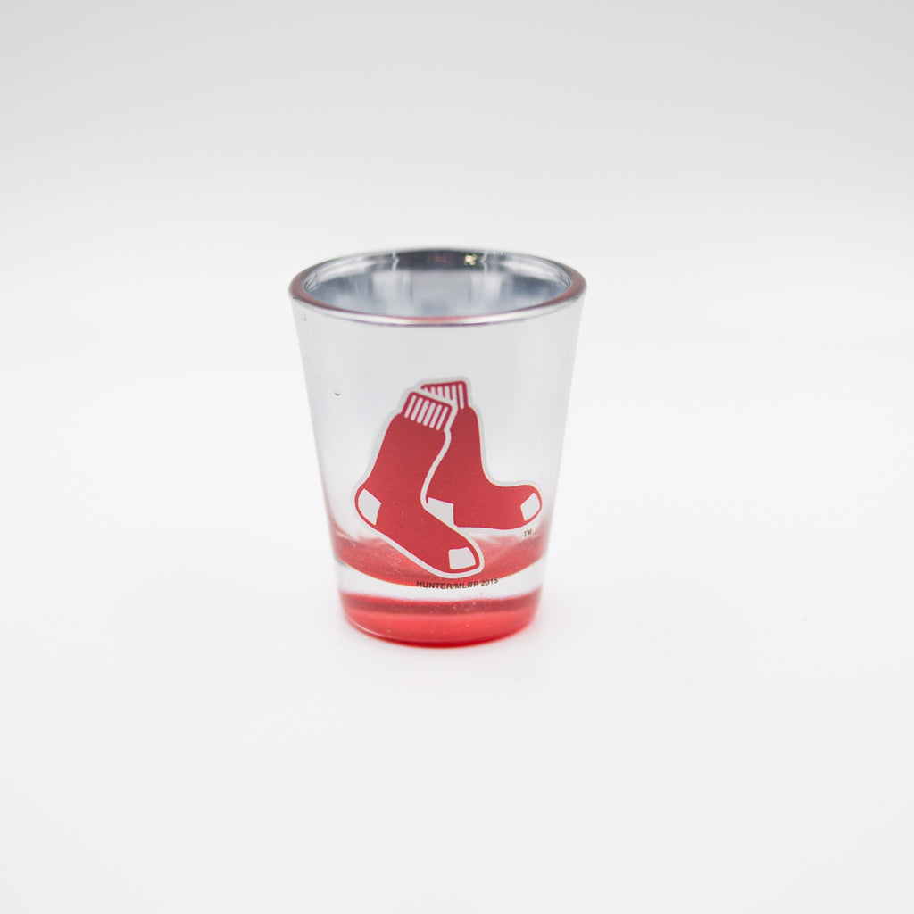 Boston Red Sox 2oz Mirrored Chrome Shot