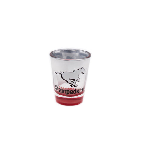 Calgary Stampeders 2oz Mirrored Chrome Shot