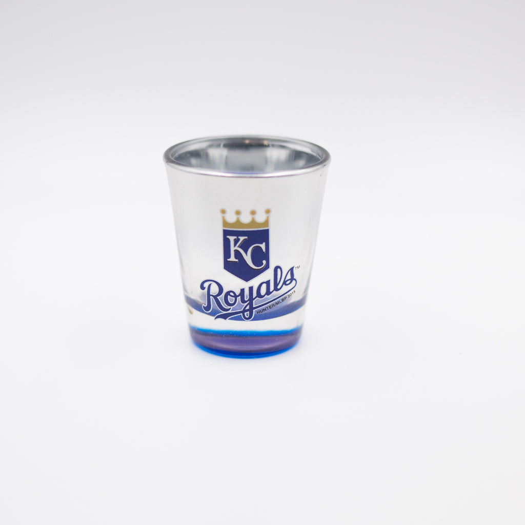 Kansas City Royals 2oz Mirrored Chrome Shot