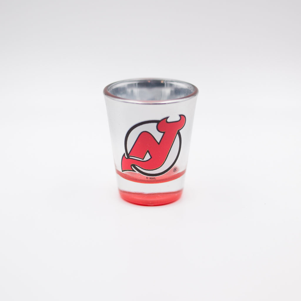 New Jersey Devils 2oz Mirrored Chrome Shot