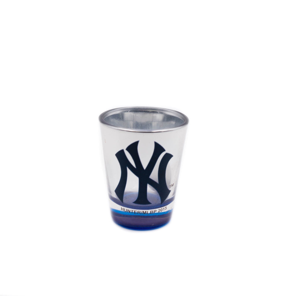 New York Yankees 2oz Mirrored Chrome Shot