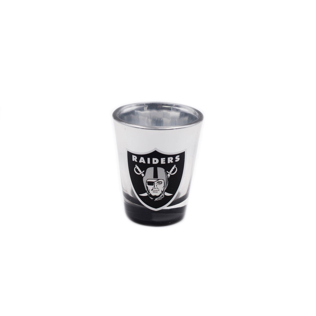 Oakland Raiders 2oz Mirrored Chrome Shot