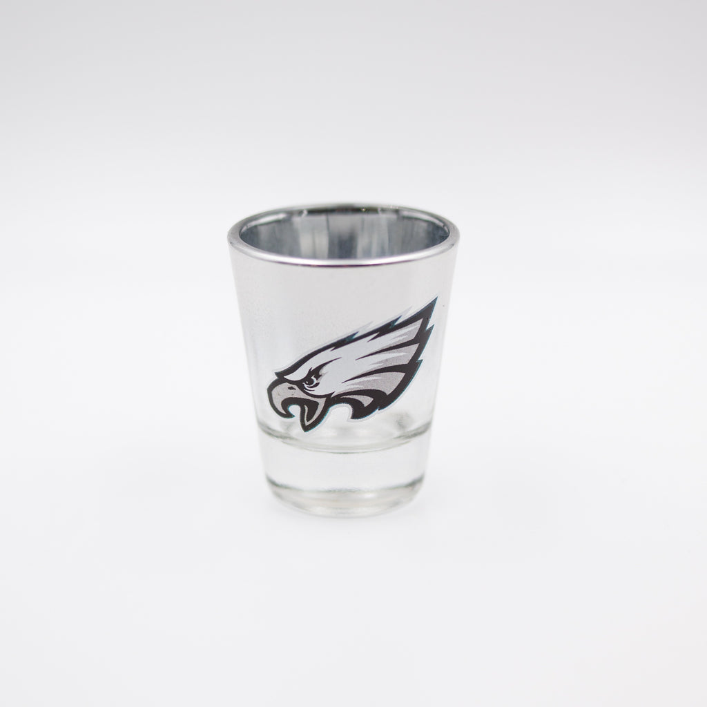 Philadelphia Eagles 2oz Mirrored Chrome Shot