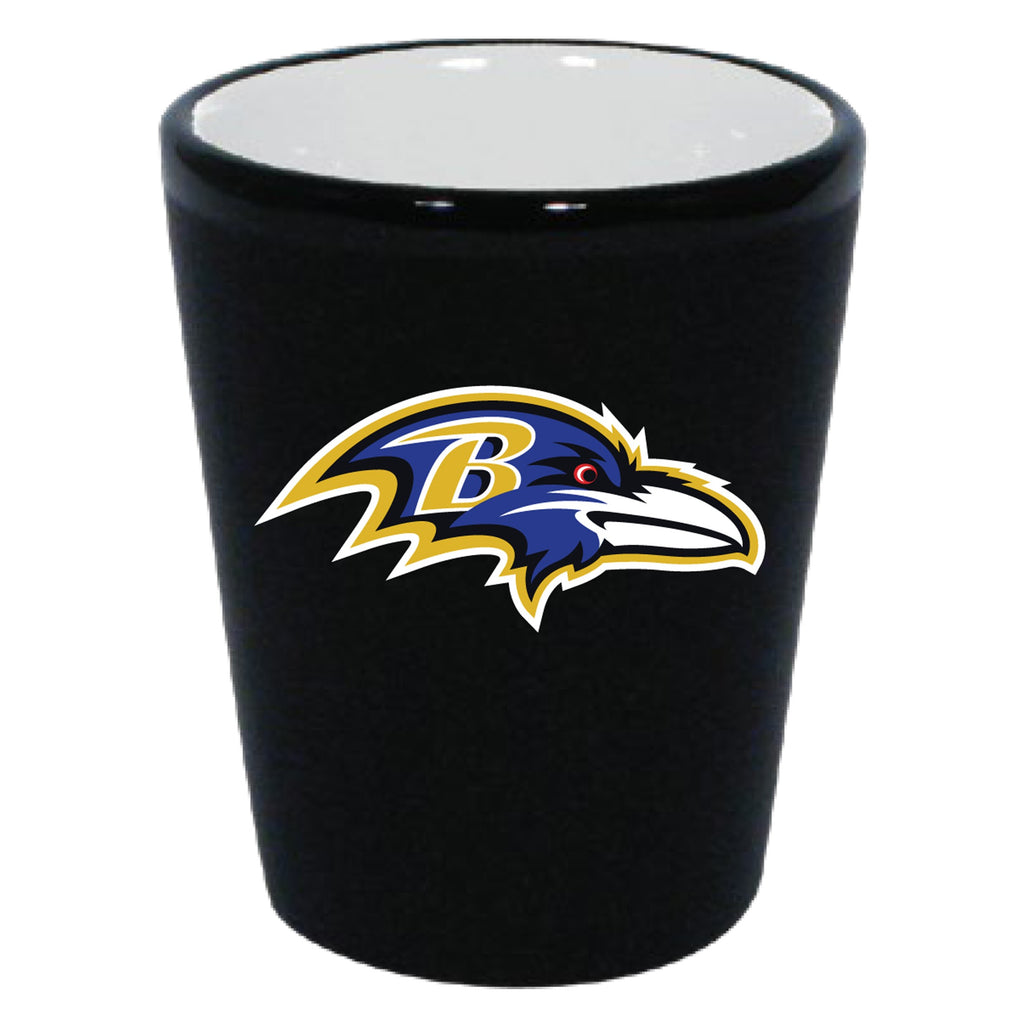 Baltimore Ravens 2 Tone Shot Glass