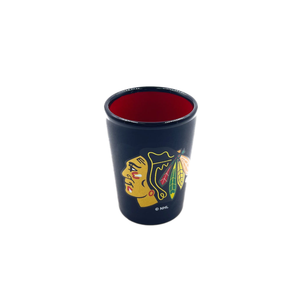 Chicago Blackhawks 2 Tone Shot Glass