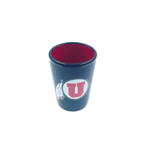 Utah Utes 2 Tone Shot Glass