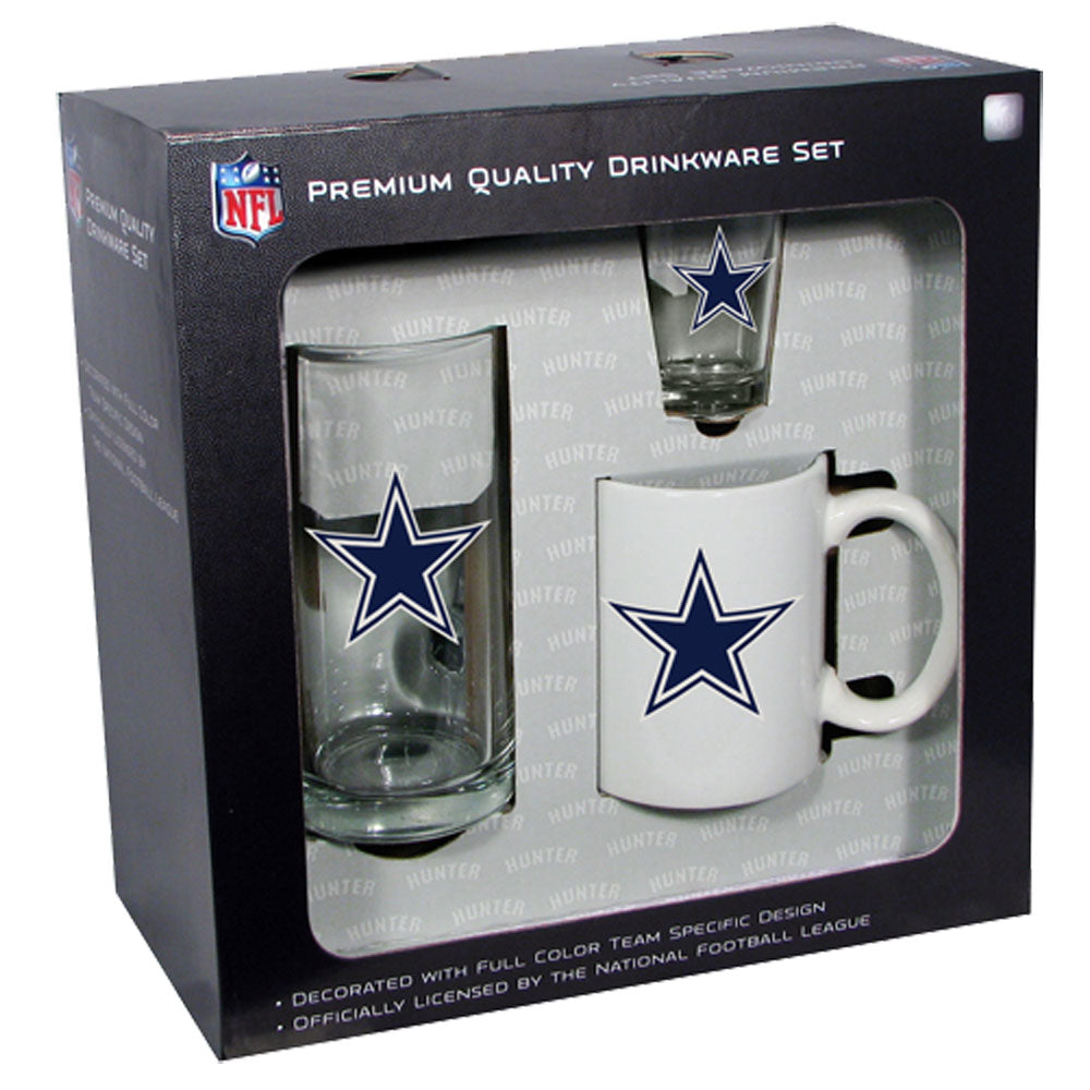 Dallas Cowboys 3pc Drinkware Set