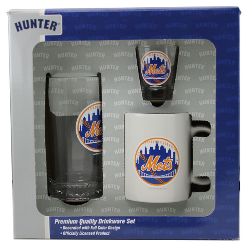 New York Mets 3pc Drinkware Set