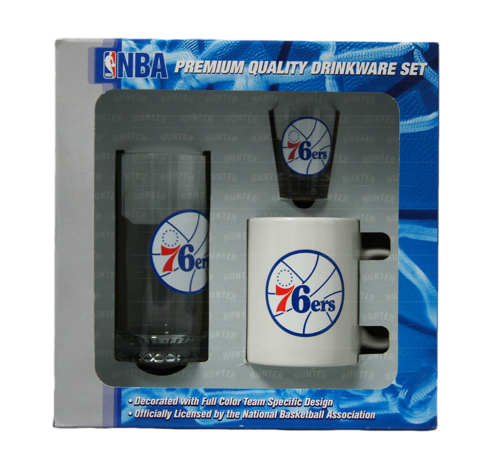 Philadelphia 76ers 3pc Drinkware Set