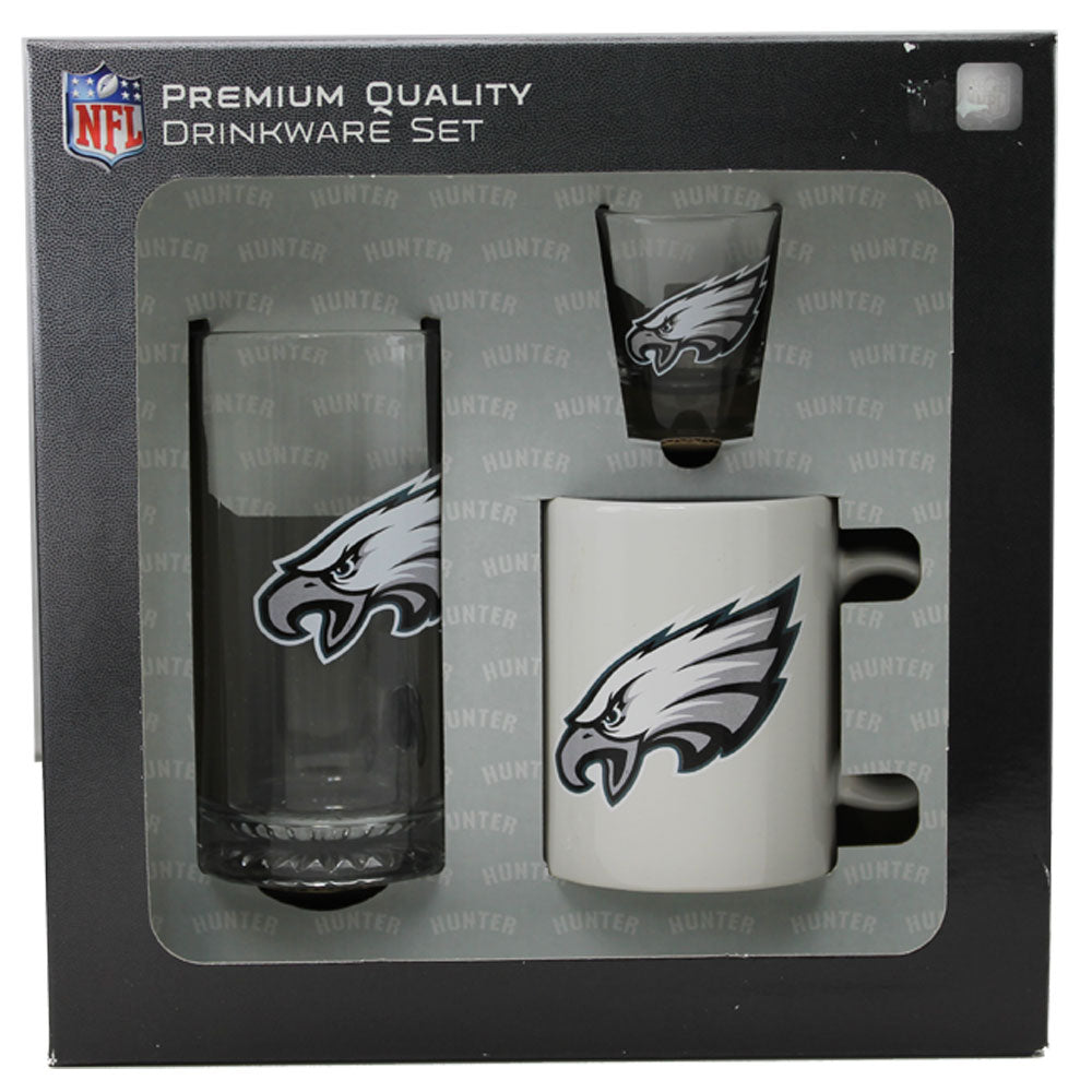 Philadelphia Eagles 3pc Drinkware Set