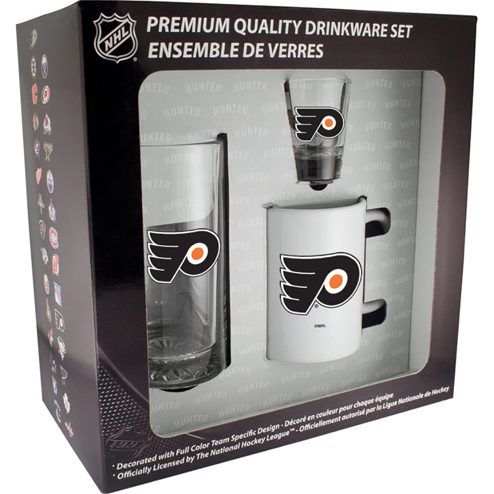 Philadelphia Flyers 3pc Drinkware Set