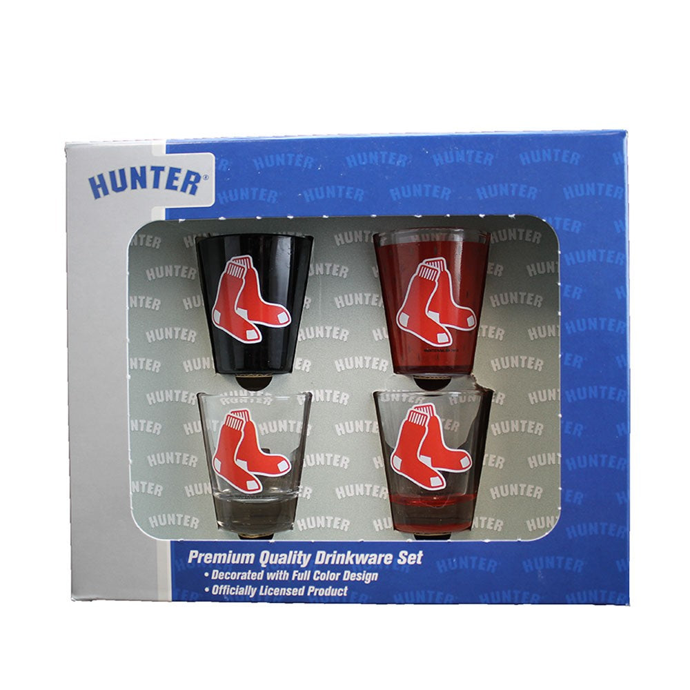 Boston Red Sox 4pc Collector Shot Glass