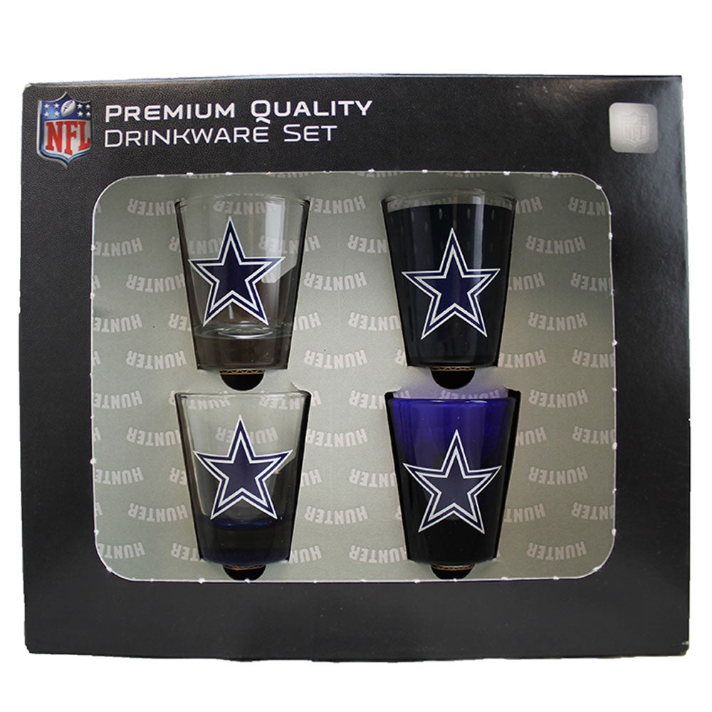Dallas Cowboys 4pc Collector Shot Glass
