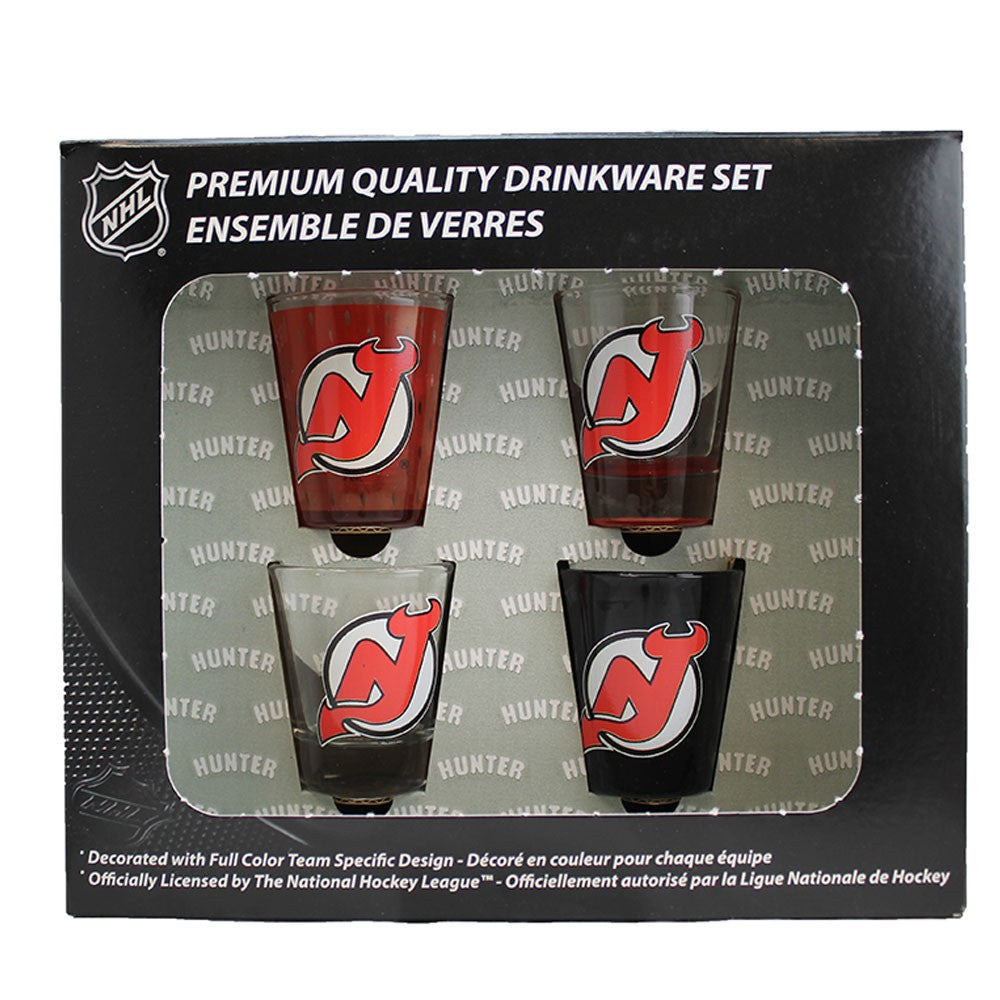 New Jersey Devils 4pc Collector Shot Glass