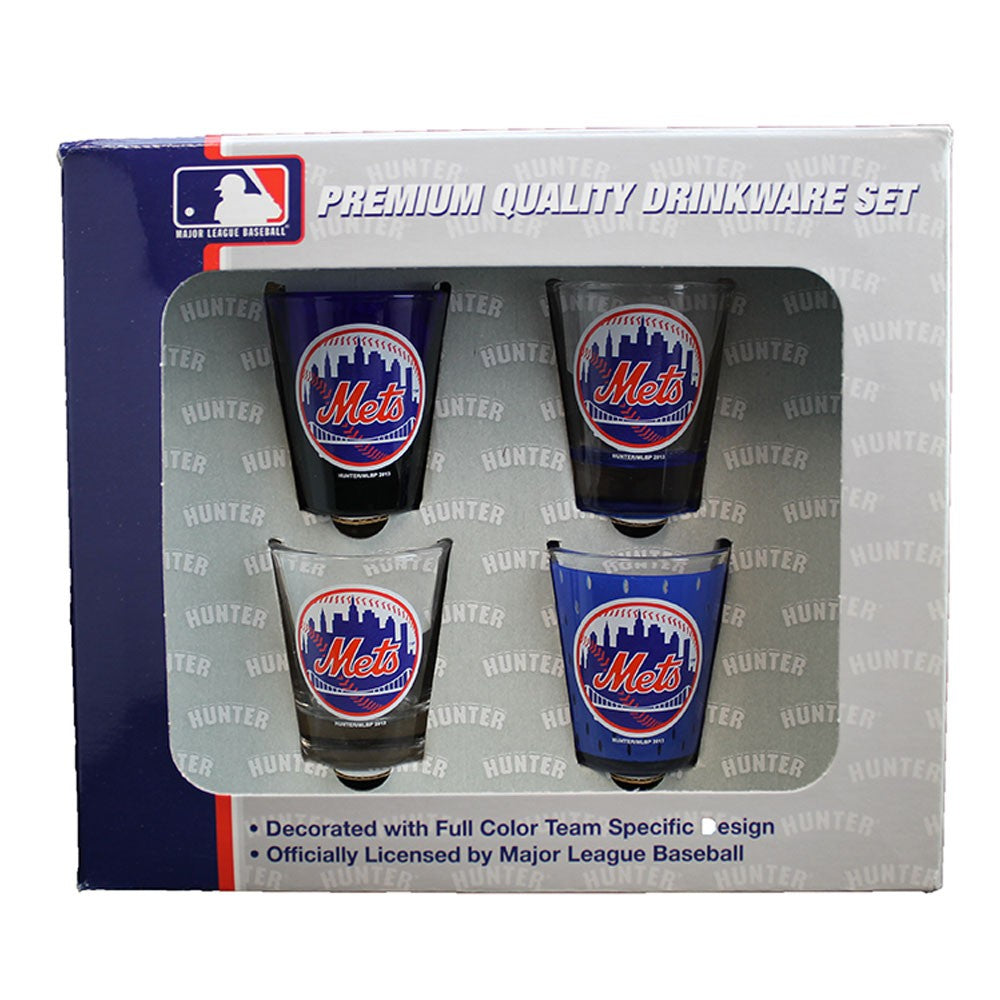 New York Mets 4pc Collector Shot Glass