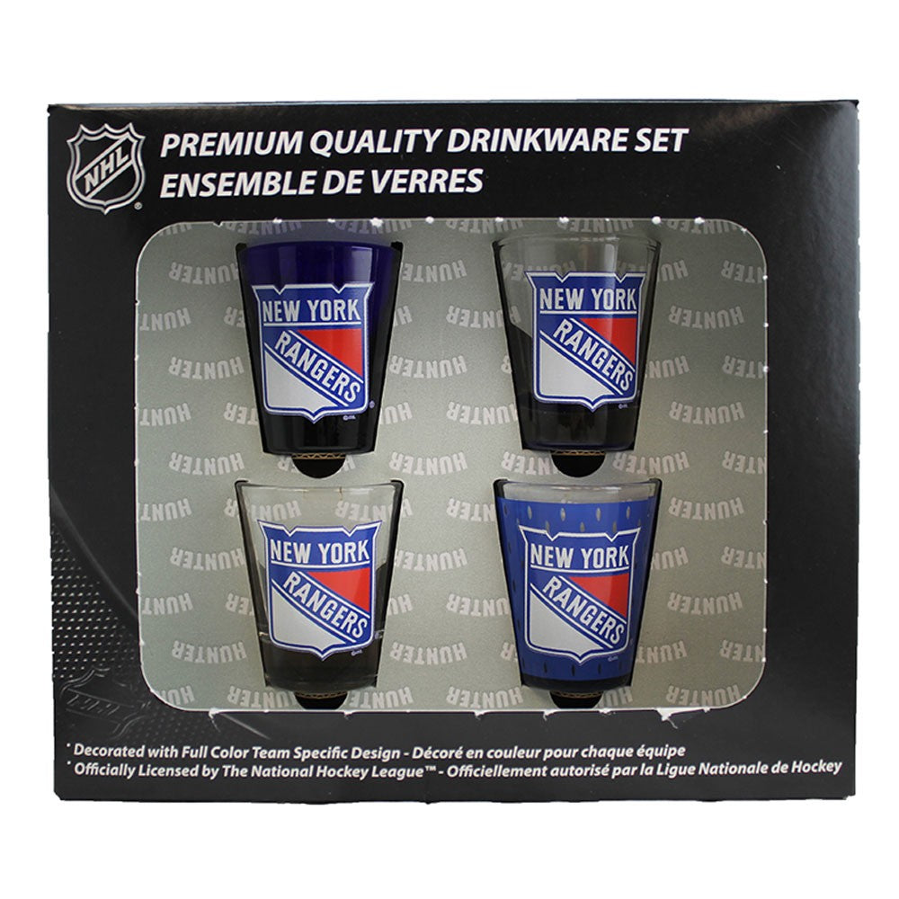 New York Rangers 4pc Collector Shot Glass