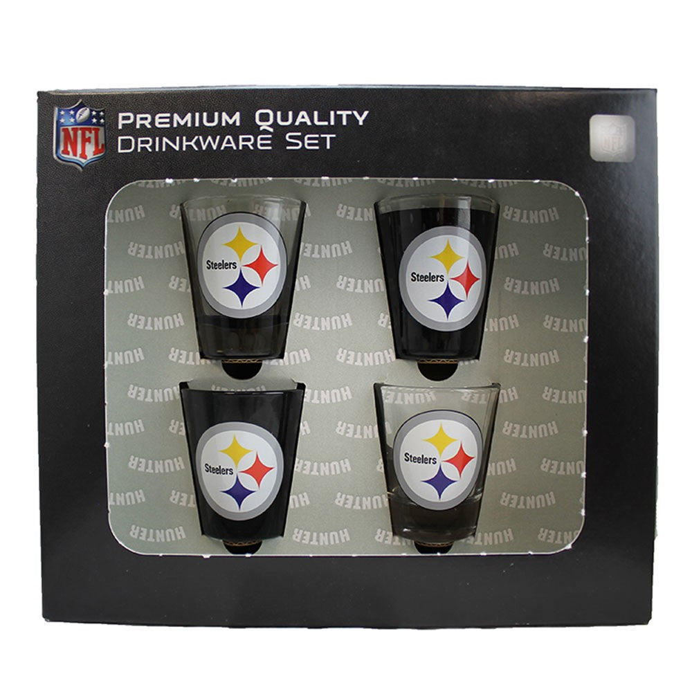 Pittsburgh Steelers 4pc Collector Shot Glass