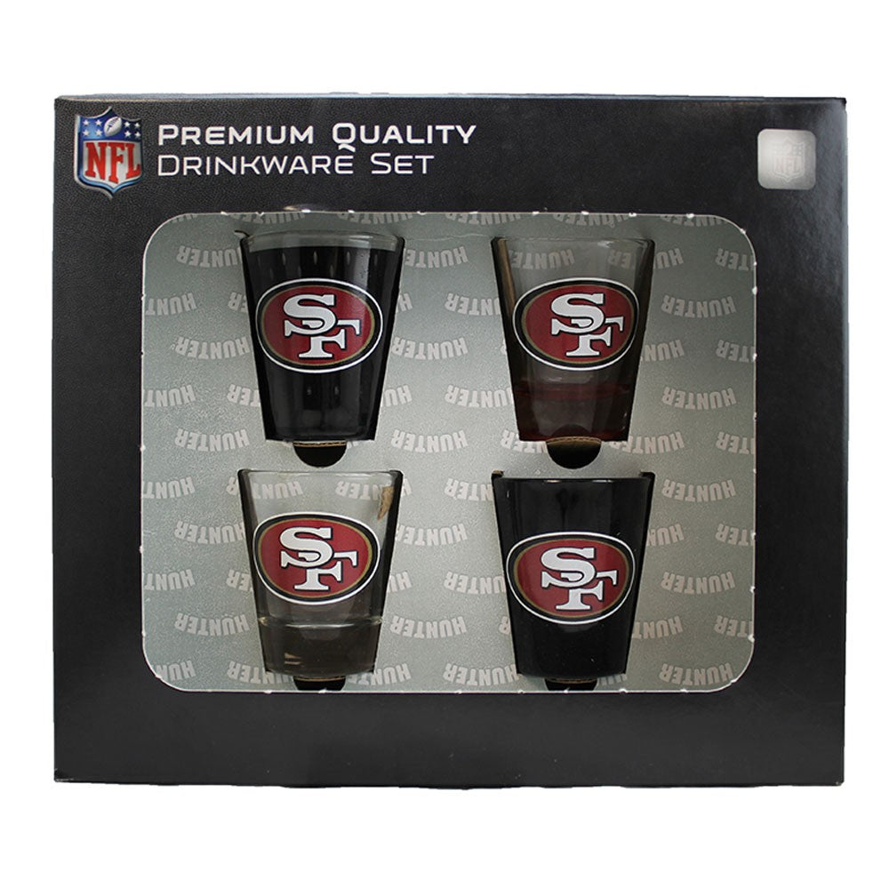 San Francisco 49ers 4pc Collector Shot Glass