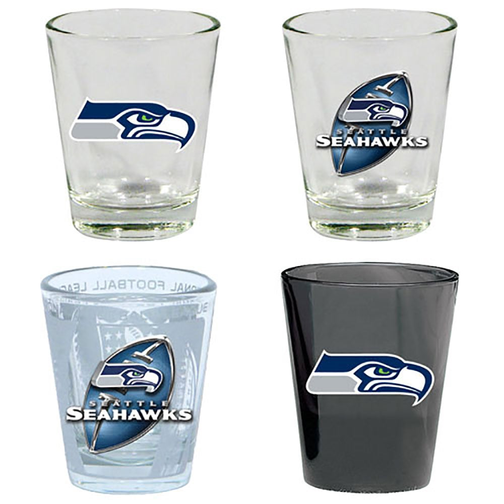 Seattle Seahawks 4pc Collector Shot Glass