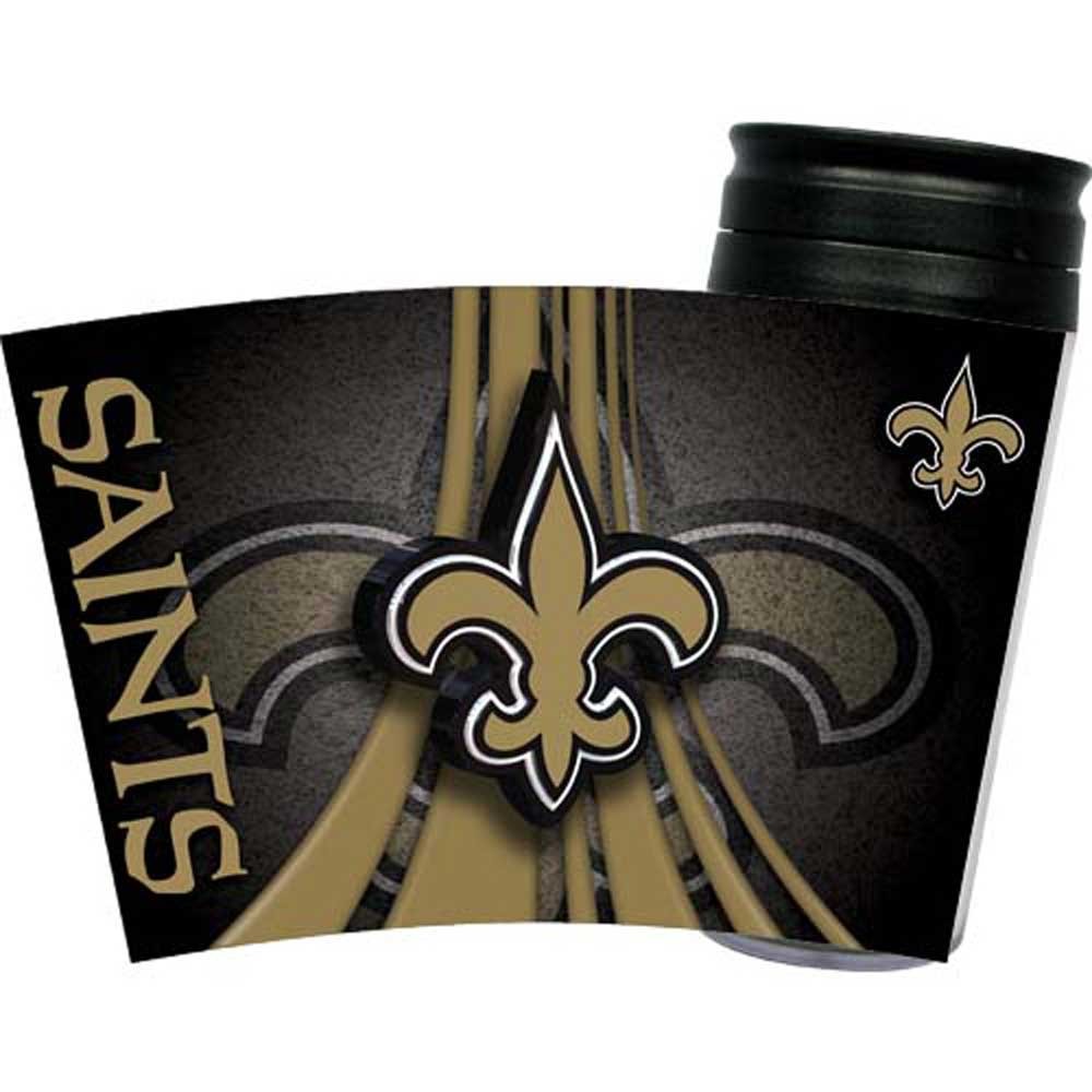 New Orleans Saints Acrylic Tumbler w/ Wrap