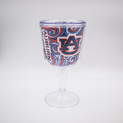 Auburn Tigers Acrylic Wine Glass