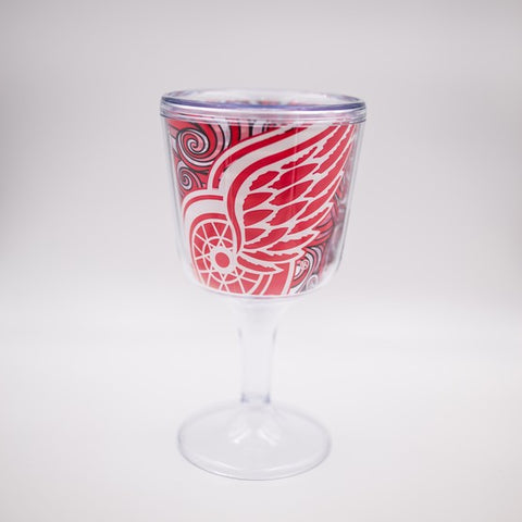 Detroit Red Wings Acrylic Wine Glass