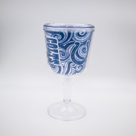 Indianapolis Colts Acrylic Wine Glass
