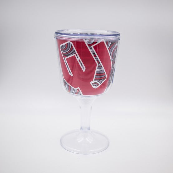 Oklahoma Sooners Acrylic Wine Glass