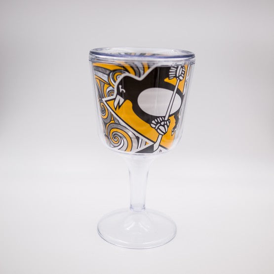 Pittsburgh Penguins Acrylic Wine Glass