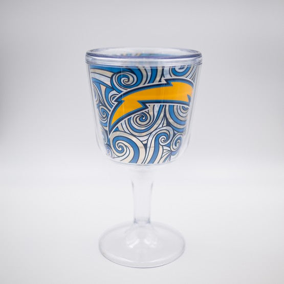 San Diego Chargers Acrylic Wine Glass