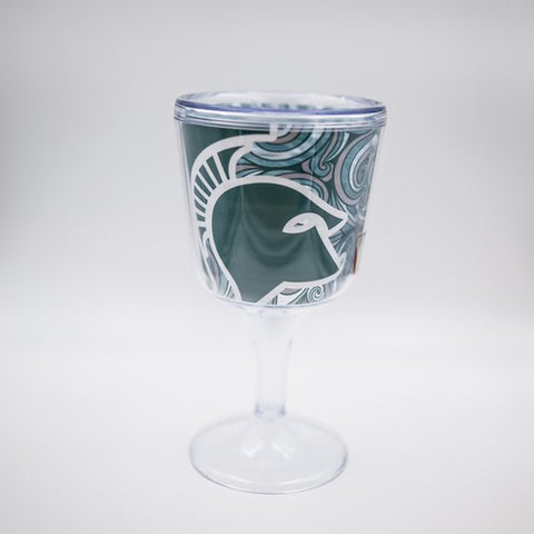 USC Trojans Acrylic Wine Glass
