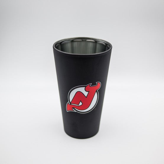 New Jersey Devils Black Matte/Chrome Pint