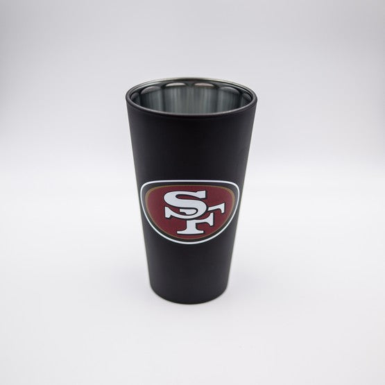 San Francisco 49ers Black Matte/Chrome Pint