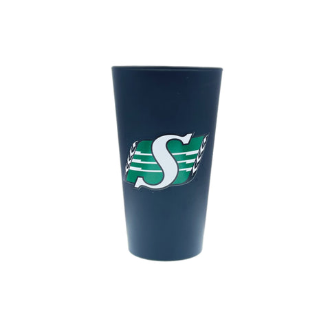 Saskatchewan Roughriders Black Matte/Chrome Pint