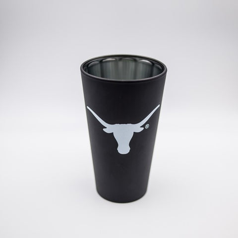 Texas Longhorns Black Matte/Chrome Pint