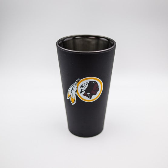 Washington Redskins Black Matte/Chrome Pint