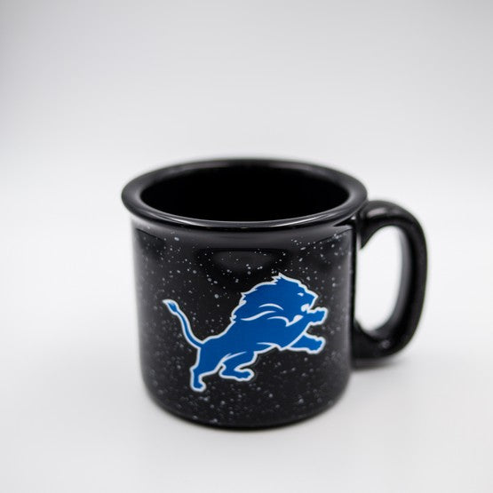 Detroit Lions Campfire Mug Black