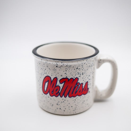 Ole Miss Rebels Campfire Mug White