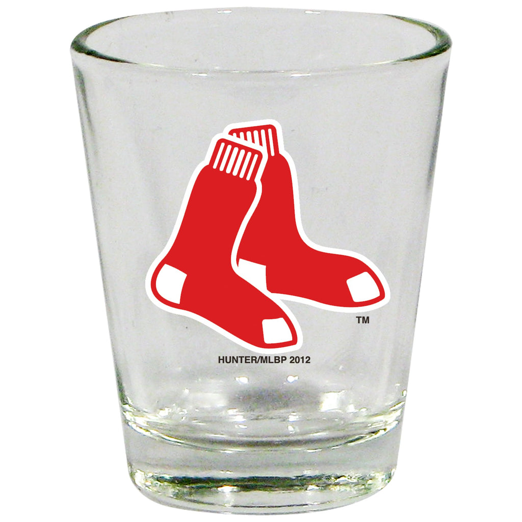 Boston Red Sox Clear Shot Glass