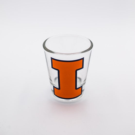 Illinois Fighting Illini Clear Shot Glass