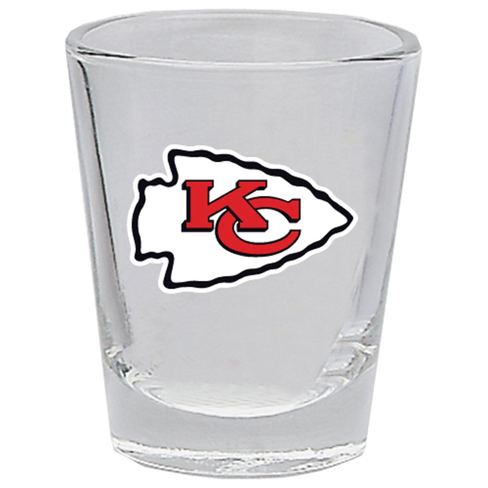 Kansas City Chiefs Clear Shot Glass