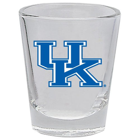 Kentucky Wildcats Clear Shot Glass