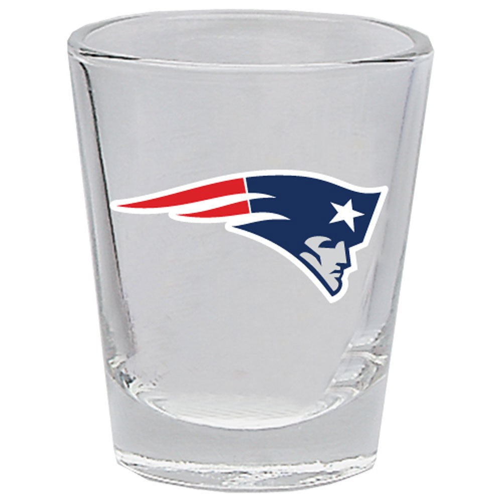 New England Patriots Clear Shot Glass
